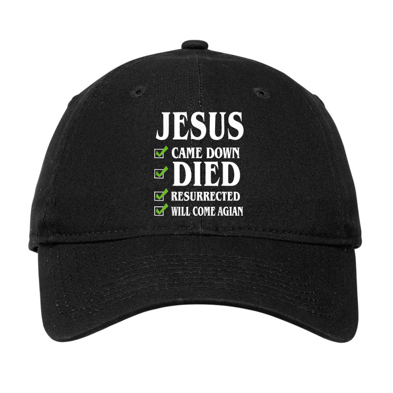 Jesus Christ Christian Tick, Will Come Again T Shirt Adjustable Cap by NataliaMata | Artistshot