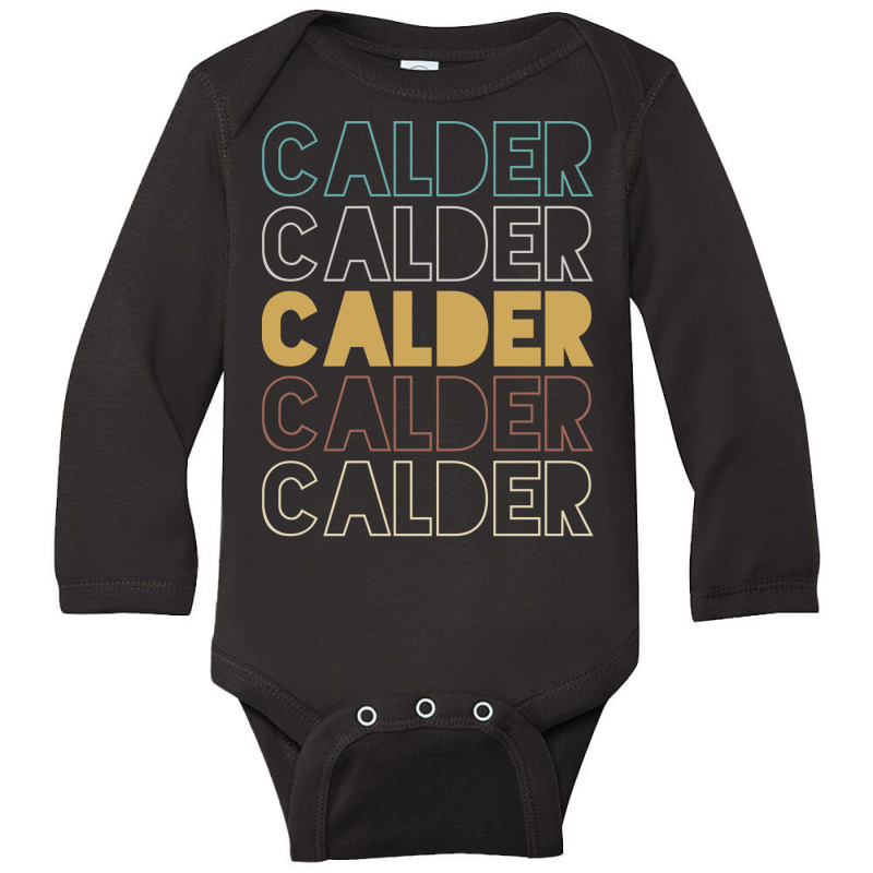 Calder Calder Calder Calder Calder Long Sleeve Baby Bodysuit by Topseller | Artistshot