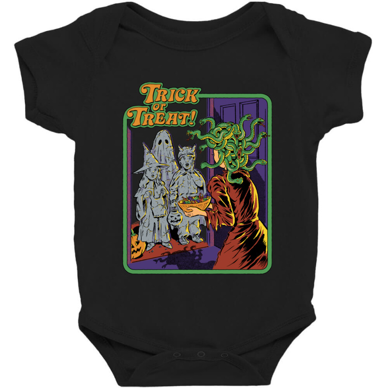 Trick Or Treat Baby Bodysuit by TaylorMargaretMiscoe | Artistshot