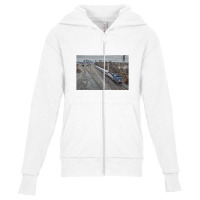 Commuter Train Youth Zipper Hoodie | Artistshot