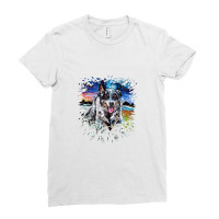 Australian Cattle Dog Night,australian Cattle Dog Ladies Fitted T-shirt | Artistshot