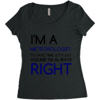 I'm A Meteorologist Women's Triblend Scoop T-shirt | Artistshot