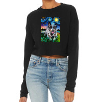 Australian Cattle Dog Night,australian Cattle Dog Cropped Sweater | Artistshot