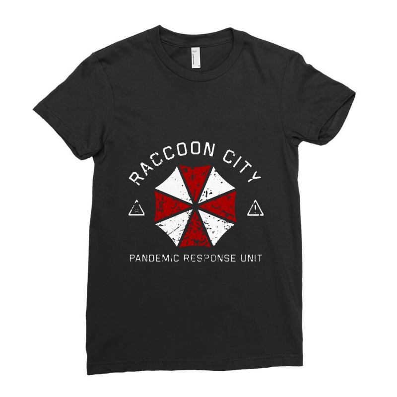 Raccoon City Pandemic Response Unit  Umbrella Corporation Ladies Fitted T-shirt | Artistshot