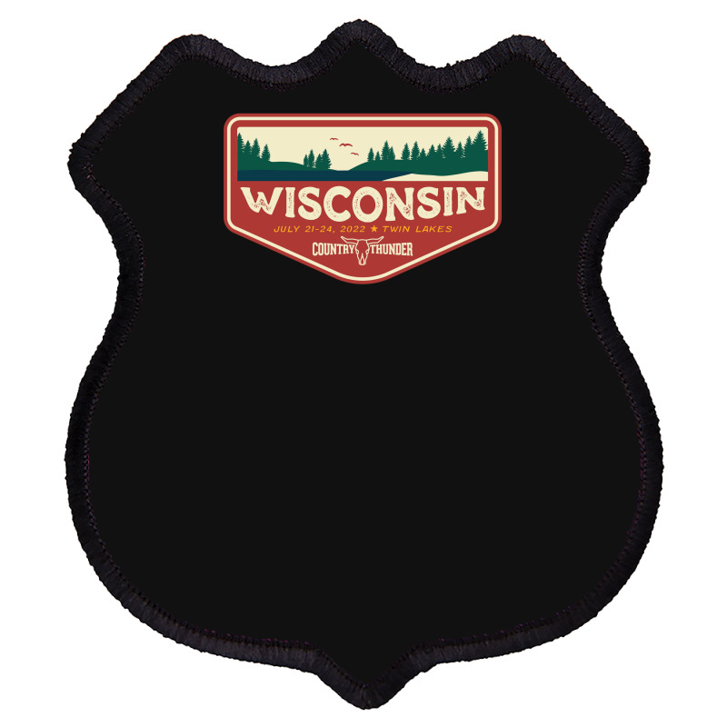 Country Thunder Wisconsin Twin Lakes 2022 Shield Patch | Artistshot