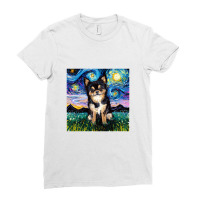 Black And Tan Chihuahua Night,chihuahua Ladies Fitted T-shirt | Artistshot