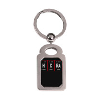 Oh Crap - Periodic Table Of Elements Silver Rectangle Keychain | Artistshot