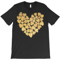 Gold Heart T  Shirt Gold Heart Valentine's Day T  Shirt T-shirt | Artistshot