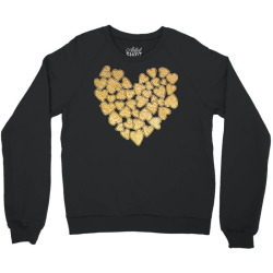 gold heart t  shirt gold heart valentine's day t  shirt Crewneck Sweatshirt | Artistshot