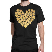 Gold Heart T  Shirt Gold Heart Valentine's Day T  Shirt Classic T-shirt | Artistshot