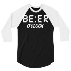 Beer O'clock 3/4 Sleeve Shirt | Artistshot