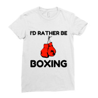 Rather Be Boxing Ladies Fitted T-shirt | Artistshot