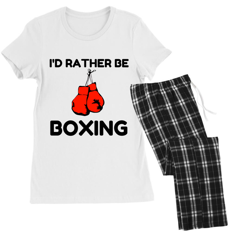 Rather Be Boxing Women's Pajamas Set by Perfect Designers | Artistshot