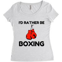 Rather Be Boxing Women's Triblend Scoop T-shirt | Artistshot