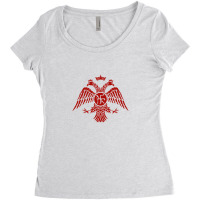 Roman Byzantine Flag Women's Triblend Scoop T-shirt | Artistshot