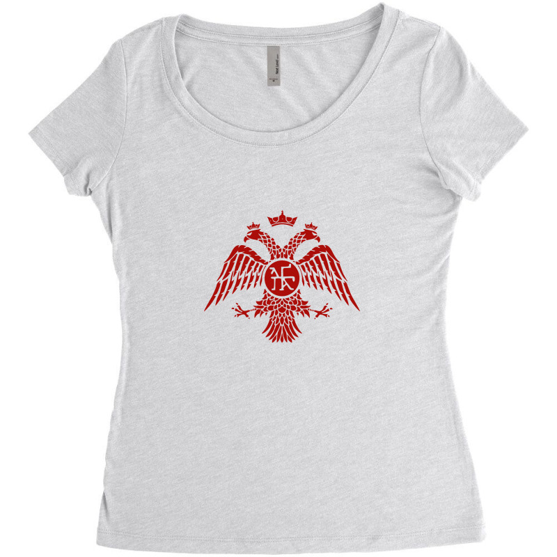 Roman Byzantine Flag Women's Triblend Scoop T-shirt by cm-arts | Artistshot