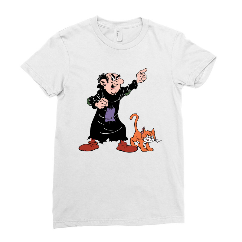 Gargamel And Birba Ladies Fitted T-Shirt by kalianisa | Artistshot