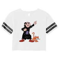 Gargamel And Birba Scorecard Crop Tee | Artistshot