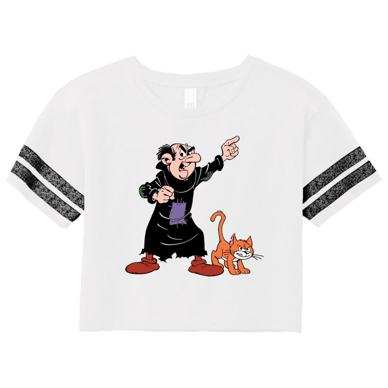 Gargamel And Birba Scorecard Crop Tee by kalianisa | Artistshot