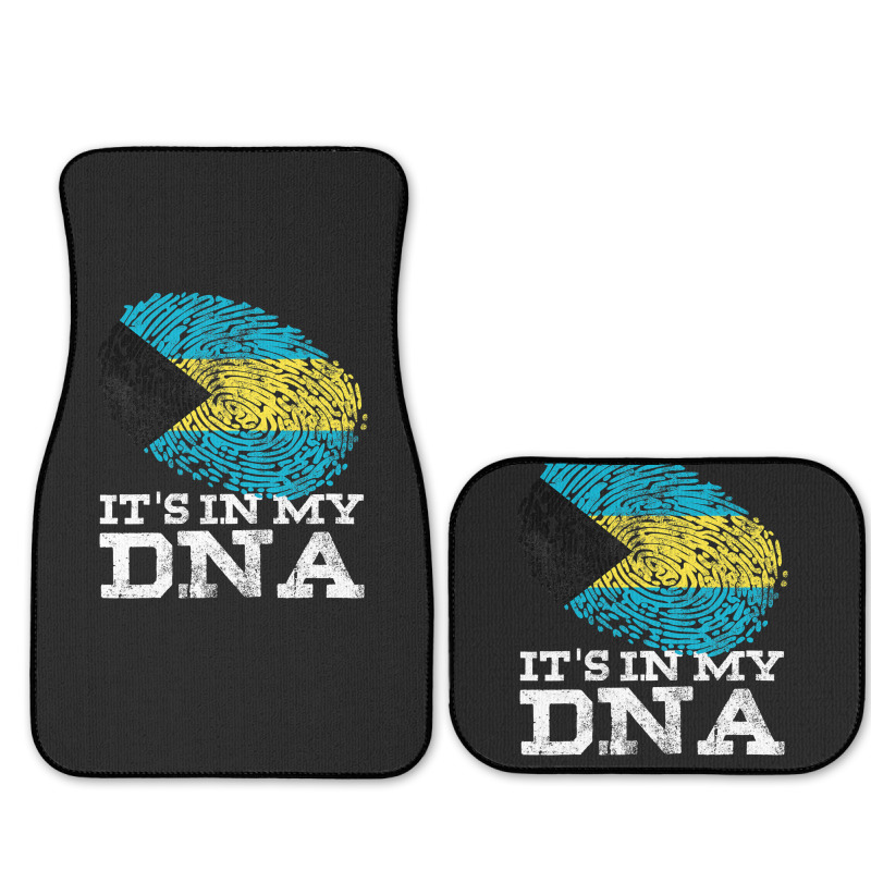 It's In My Dna Bahamian Gifts Fingerprint Proud Bahamas Flag Full Set Car Mats by cm-arts | Artistshot