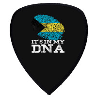 It's In My Dna Bahamian Gifts Fingerprint Proud Bahamas Flag Shield S Patch | Artistshot