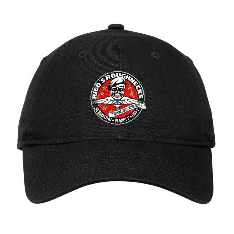 Rico's Roughnecks Weathered   Starship Troopers Adjustable Cap by arthubnco | Artistshot