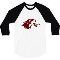 Southern Illinois Salukis 3/4 Sleeve Shirt | Artistshot