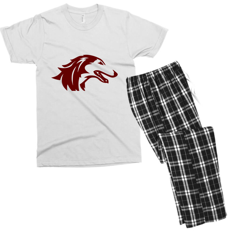 Southern Illinois Salukis Men's T-shirt Pajama Set | Artistshot