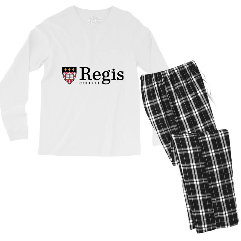 College Of Regis Men's Long Sleeve Pajama Set | Artistshot