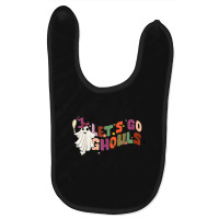 Lets Go Ghouls Boo Witch Retro Halloween Spooky Season Baby Bibs | Artistshot