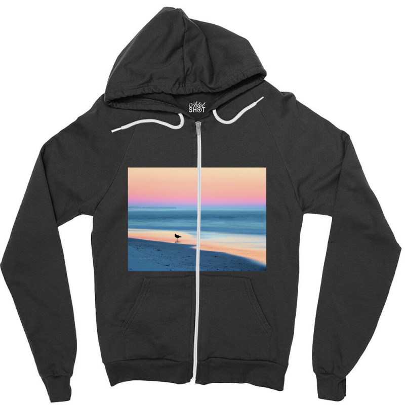 The Day Begins Zipper Hoodie by cm-arts | Artistshot