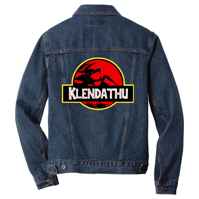 Klendathu   Starship Troopers (jurassic Park Style) Active T Shirt Men Denim Jacket by NataliaMata | Artistshot