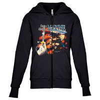 Marines, Skeleton 3d Emblem, Once A Always A Marines, Once A Always, A Youth Zipper Hoodie | Artistshot