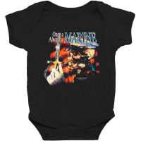 Marines, Skeleton 3d Emblem, Once A Always A Marines, Once A Always, A Baby Bodysuit | Artistshot