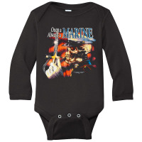 Marines, Skeleton 3d Emblem, Once A Always A Marines, Once A Always, A Long Sleeve Baby Bodysuit | Artistshot