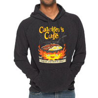 Calcifer's Cafe May All Your Bacon & Eggs Be Crispy Cooking Vintage Hoodie | Artistshot