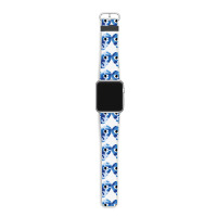 Heart With Eyes Blue Camo Apple Watch Band | Artistshot