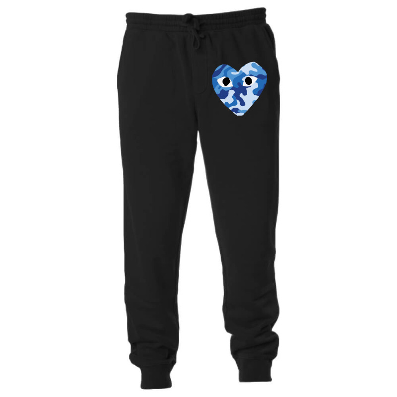 Heart With Eyes Blue Camo Unisex Jogger | Artistshot