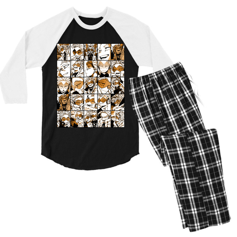 Cartoon Character Black Anime Women My Favorite Men's 3/4 Sleeve Pajama Set by HayleeArtists | Artistshot