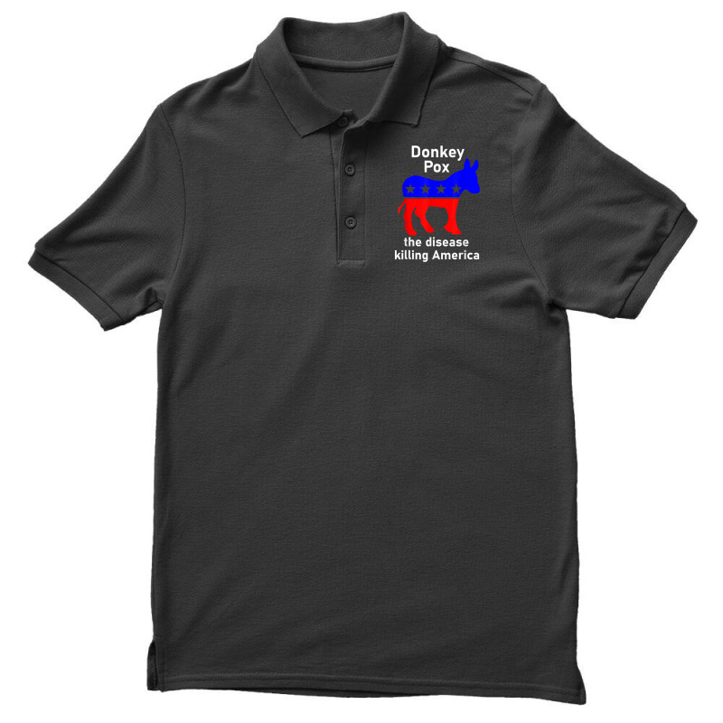 Donkey Pox Donkey Political Funny - Satire Men's Polo Shirt by HarukaNarasaki | Artistshot