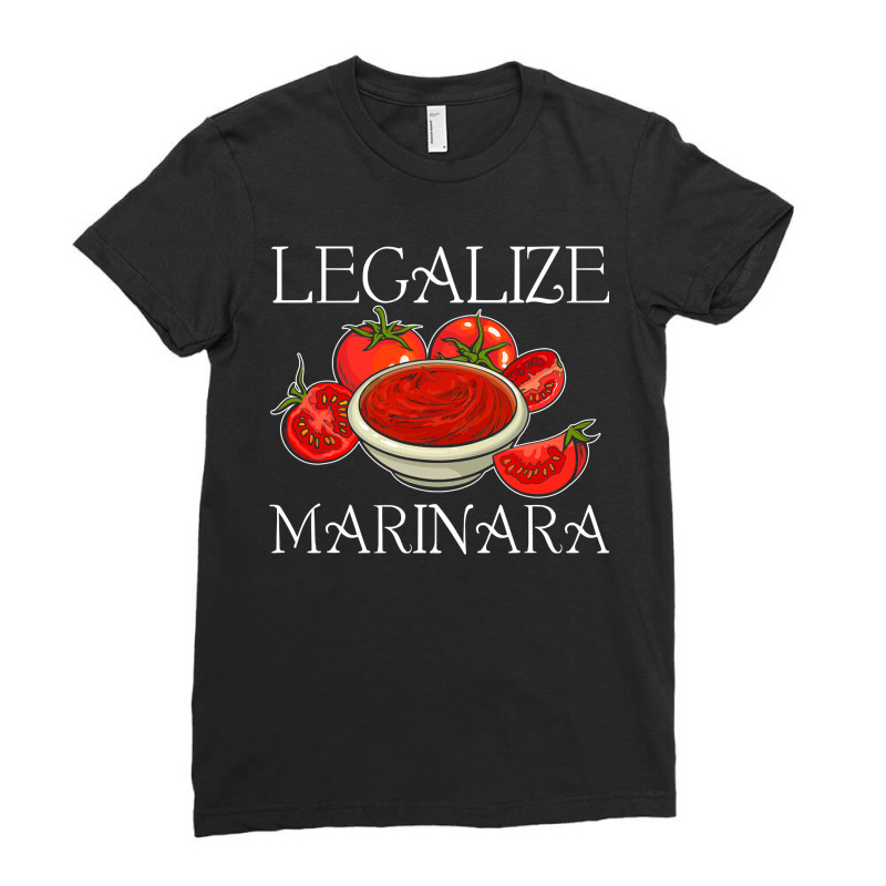 Marinara Tomato Sauce  Legalizing It Ladies Fitted T-Shirt by cm-arts | Artistshot