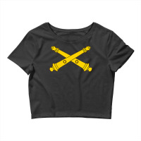 Army Field Artillery Branch Military Veteran Morale Crop Top | Artistshot