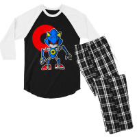 Beautiful Model Scifi Mega Video Game Man Gifts Music Fan Men's 3/4 Sleeve Pajama Set | Artistshot