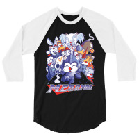 Birthday Gifts Japanese Mega Video Man Games Awesome Music Fans 3/4 Sleeve Shirt | Artistshot