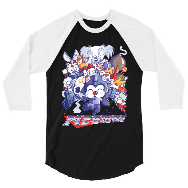 Birthday Gifts Japanese Mega Video Man Games Awesome Music Fans 3/4 Sleeve Shirt by ArtistBrian | Artistshot