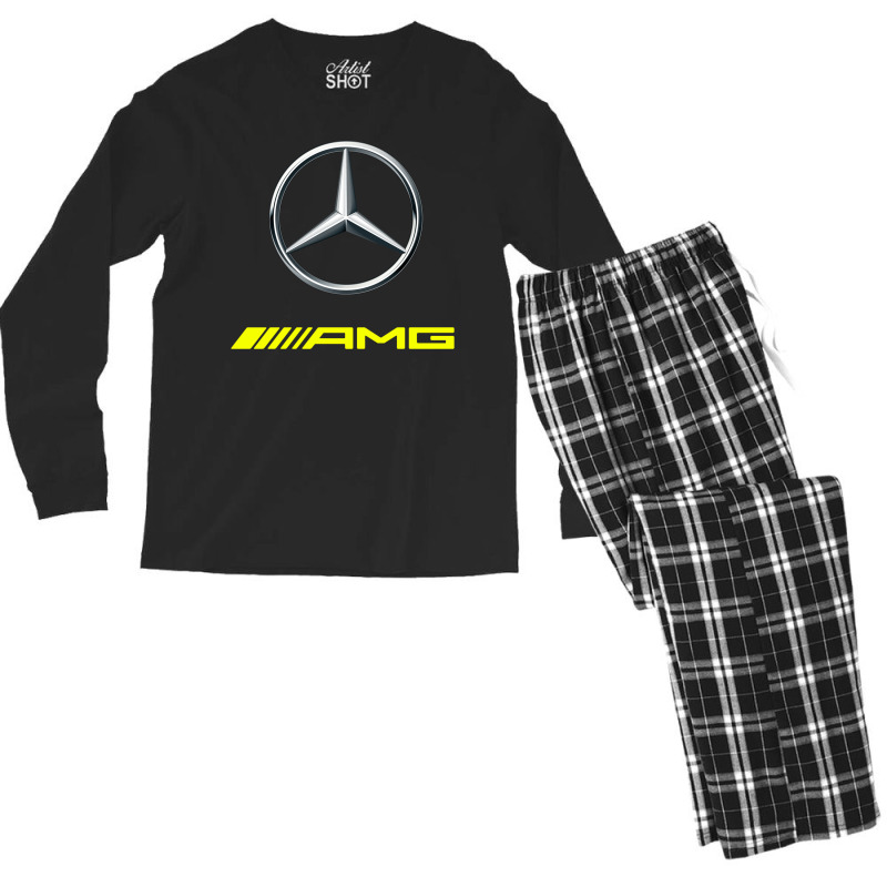 Mercy Amg Yellow Men's Long Sleeve Pajama Set | Artistshot