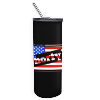 Shorty's Skateboards Usa Flag Patriot Skinny Tumbler | Artistshot