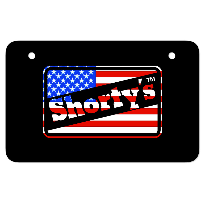 Shorty's Skateboards Usa Flag Patriot Atv License Plate | Artistshot