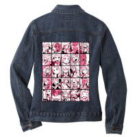 Graphic Picture Black Anime Gifts Men Ladies Denim Jacket | Artistshot