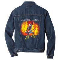 Funny Men Japanese Mega Video Man Games Gift Music Fans Men Denim Jacket | Artistshot